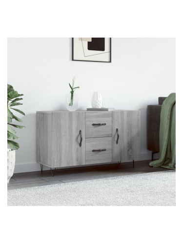 Sonata H Сайдборд, Сив сонома, 100x36x60 см, инженерно дърво
