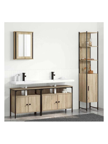 Sonata H Комплект мебели за баня 4 pcs дъб сонома 33 x 33 x 185.5 см