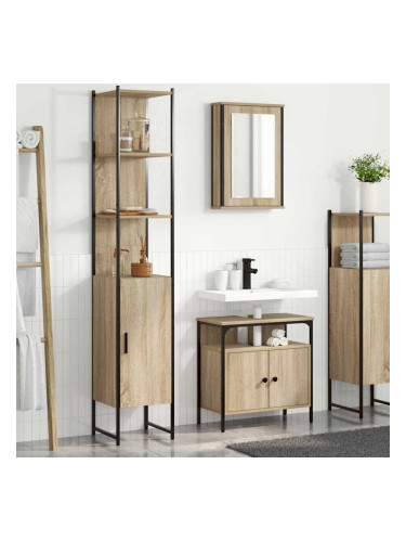 Sonata H Комплект мебели за баня 3 pcs дъб сонома 33 x 33 x 185.5 см