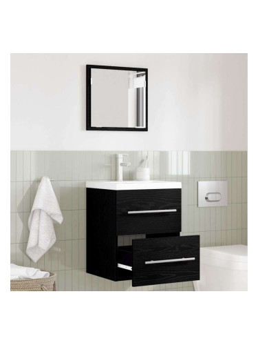 Sonata H Шкаф за баня Черен дъб 41 x 38.5 x 48 см Инженерно дърво