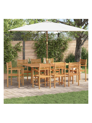 Sonata H Струпваеми градински столове 8 pcs Кафяво 55.5 x 55.5 x 90 см