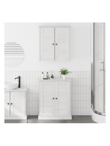 Sonata H Комплект мебели за баня с рафт 2 pcs Кафяво 67.5 x 34 x 80 см