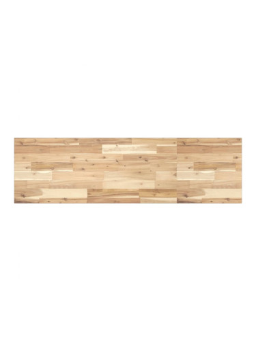 Sonata H Плот за баня, необработен, 120x40x2 см, масивно дърво акация