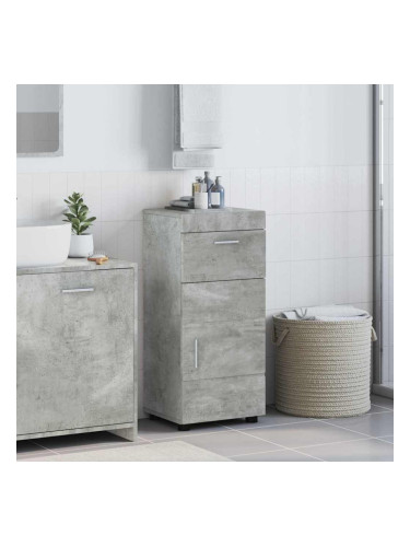 Sonata H Шкаф за баня с врата TULUM Бетонно сиво 37 x 31.5 x 82 см