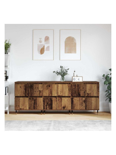 Sonata H Скейдбордове 3 pcs Старо дърво 180 x 35 x 70 см Инженерно дърво