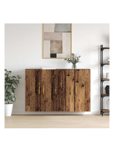 Sonata H Стенни шкафове 2 pcs Старо дърво 69.5 x 34 x 90 см