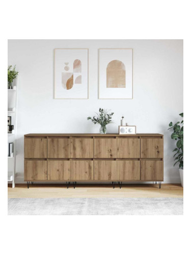 Sonata H Скейдбордове 3 pcs дъб артизан 180 x 35 x 70 см Инженерно дърво