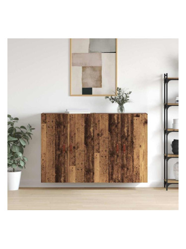 Sonata H Стенни шкафове 2 pcs Старо дърво 69.5 x 34 x 90 см
