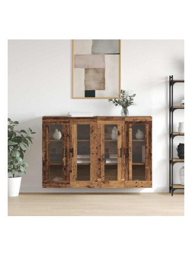 Sonata H Стенни шкафове 2 pcs Старо дърво 69.5 x 34 x 90 см