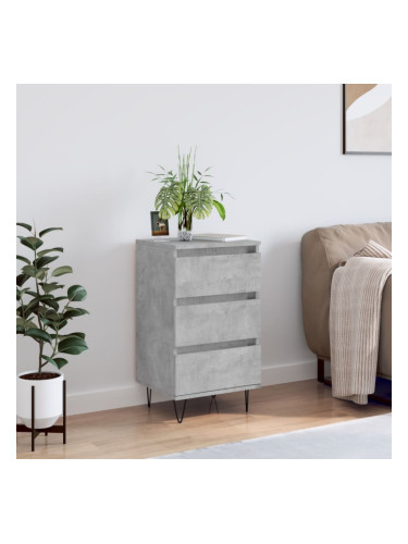 Sonata H Бюфет бетонно сив 40x35x70 см инженерно дърво