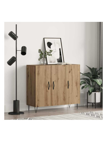Sonata H Служебен шкаф дъб артизан 90 x 34 x 80 см Инженерно дърво