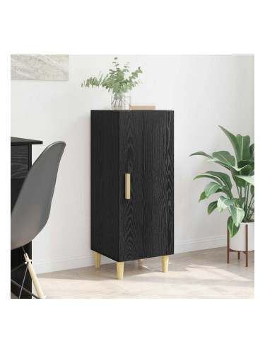 Sonata H Служебен шкаф Черен дъб 34.5 x 34 x 90 см Инженерно дърво