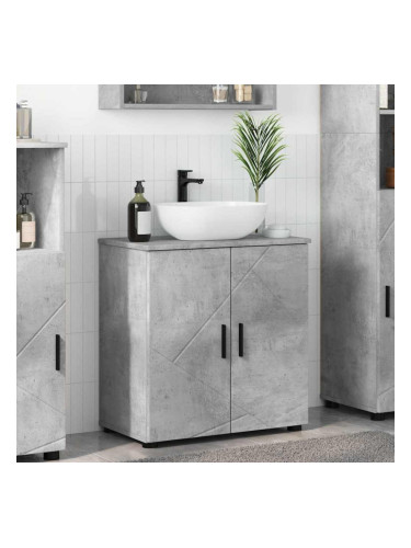 Sonata H Шкаф за баня Бетонно сиво 61 x 35 x 64 см Инженерно дърво