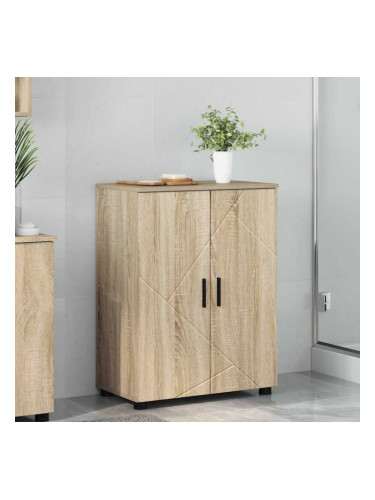 Sonata H Шкаф за баня с рафт дъб сонома 60 x 35 x 80 см Инженерно дърво