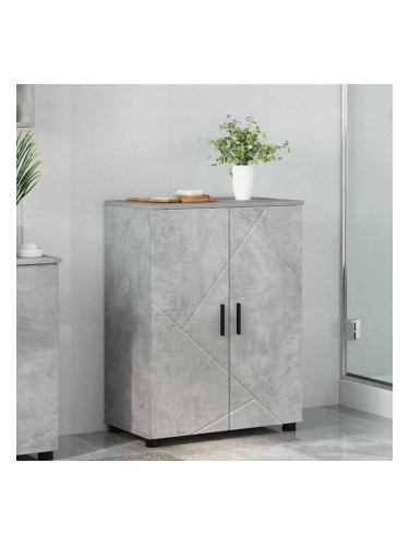 Sonata H Шкаф за баня Бетонно сиво 60 x 35 x 80 см Инженерно дърво