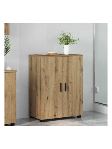 Sonata H Шкаф за баня с рафт дъб артизан 60 x 35 x 80 см Инженерно дърво