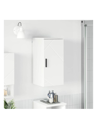 Sonata H Шкаф за баня с врата Бяло 30 x 31.5 x 61 см Инженерно дърво