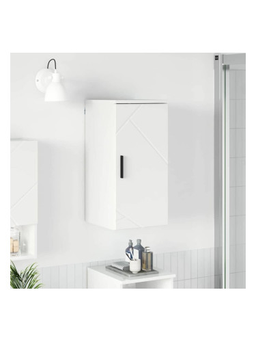 Sonata H Шкаф за баня с врата Бяло Със Силен Гланц 30 x 31.5 x 61 см
