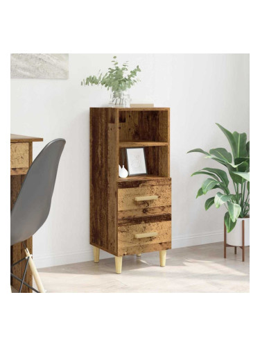 Sonata H Служебен шкаф Старо дърво 34 x 34.5 x 90 см Инженерно дърво