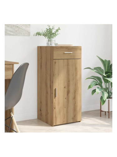 Sonata H Служебен шкаф Черен дъб 42.5 x 40 x 93 см Инженерно дърво