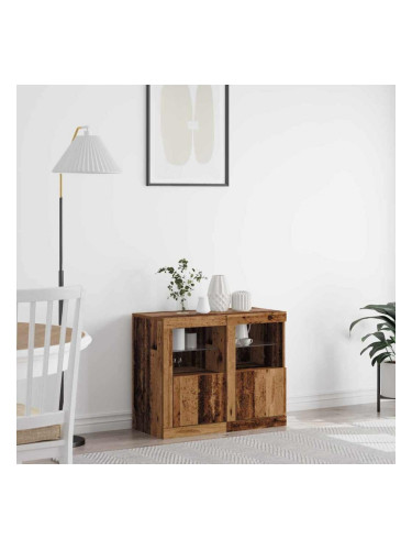 Sonata H Страничен шкаф 2 pcs Старо дърво 41 x 37 x 67 см