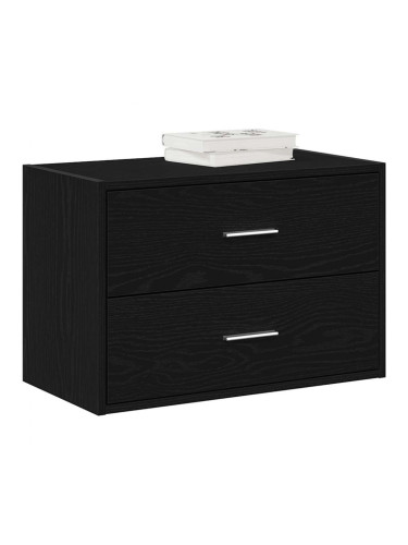 Sonata H Шкаф с 2 чекмеджета черен дъб 60x31x40 см инженерно дърво