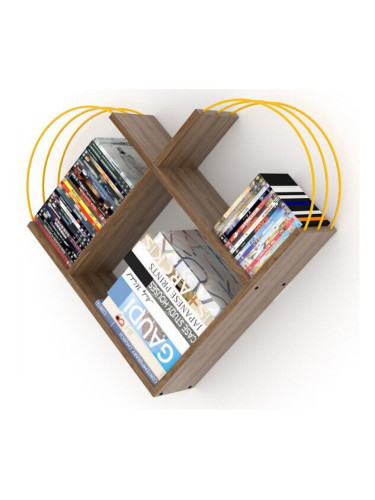 Етажерка Сърце, Дъб и Жълто