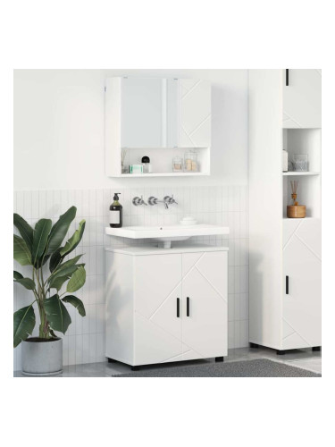 Sonata H Комплект мебели за баня с врата 2 pcs Бяло 61 x 35 x 64 см