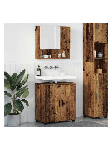 Sonata H Комплект мебели за баня 2 pcs Старо дърво 61 x 35 x 64 см