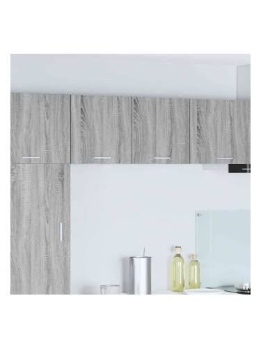 Sonata H Висящ шкаф с рафт Riga 2 pcs Сив Сонома и бяло 40 x 31 x 40 см