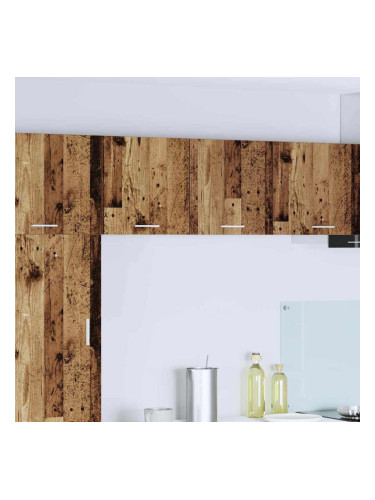 Sonata H Висящ шкаф Riga 2 pcs Стара дървесина и бяло 40 x 31 x 40 см