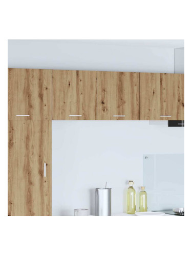 Sonata H Висящ шкаф Riga 2 pcs Занаятчийски дъб и бяло 40 x 31 x 40 см