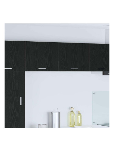Sonata H Висящ шкаф с рафт Riga 2 pcs Черен дъб и бяло 50 x 31 x 40 см