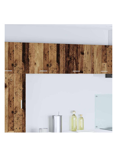 Sonata H Висящ шкаф Riga 2 pcs Стара дървесина и бяло 50 x 31 x 40 см