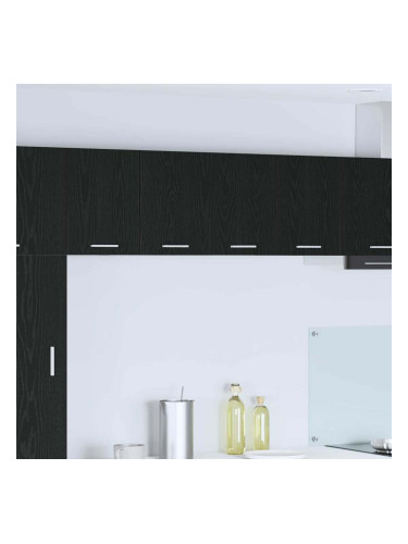 Sonata H Висящ шкаф с рафт Riga 2 pcs Черен дъб и бяло 60 x 31 x 40 см
