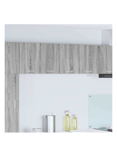 Sonata H Висящ шкаф с рафт Riga 2 pcs Сив Сонома и бяло 60 x 31 x 40 см