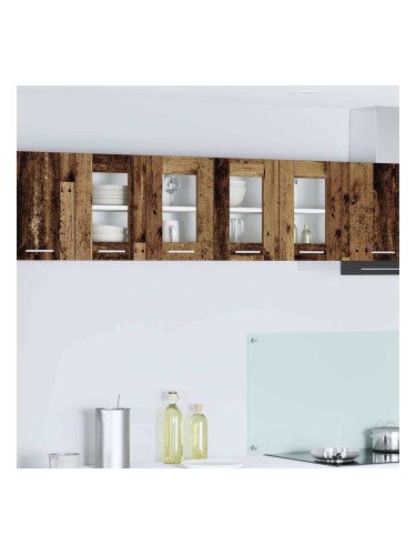 Sonata H Висящ шкаф с рафт Riga 2 pcs Старо дърво 60 x 31 x 40 см
