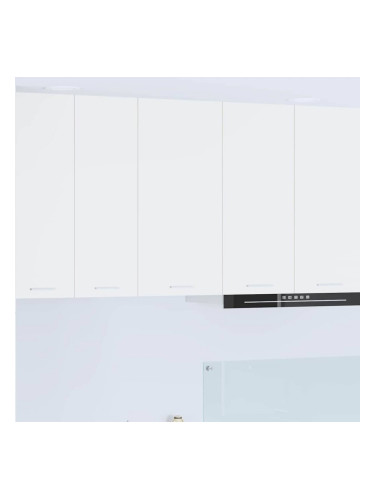 Sonata H Висящ шкаф с рафт Riga Бяло 40 x 31 x 80 см Инженерно дърво