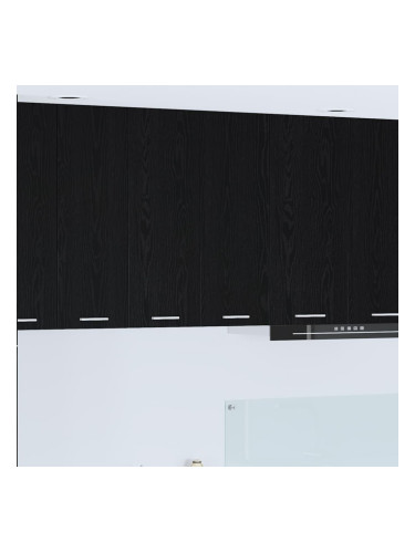 Sonata H Висящ шкаф Riga Черния дъб 60 x 31 x 80 см Инженерно дърво