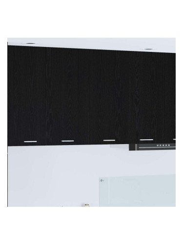 Sonata H Висящ шкаф Riga Черния дъб 80 x 31 x 80 см Инженерно дърво