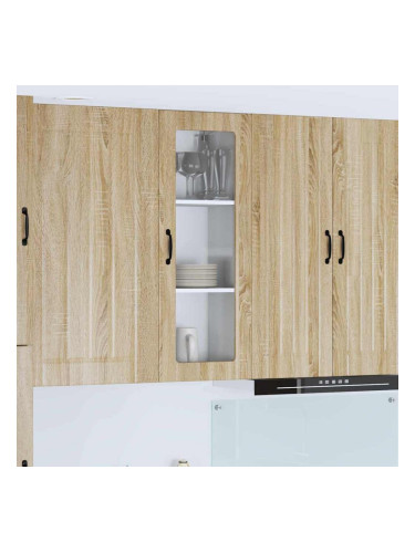 Sonata H Горен кухненски шкаф с рафт Сонома дъб 40 x 31 x 100 см