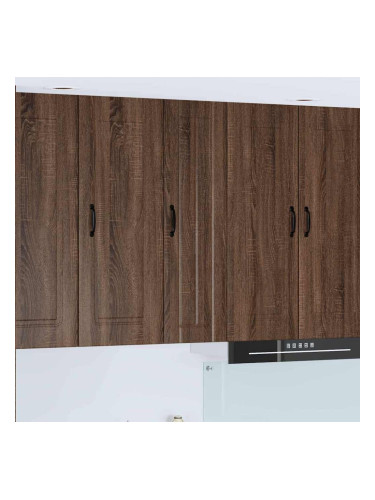Sonata H Горен кухненски шкаф Кафяв дъб 30 x 31 x 100 см Инженерно дърво
