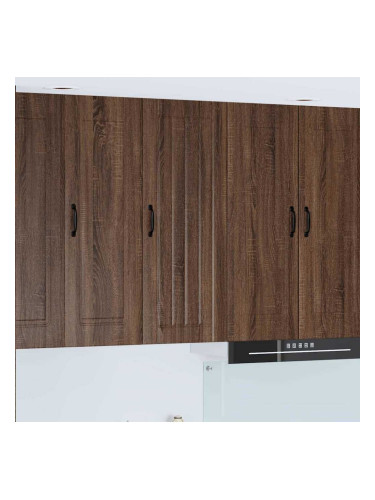 Sonata H Горен кухненски шкаф Кафяв дъб 40 x 31 x 100 см Инженерно дърво