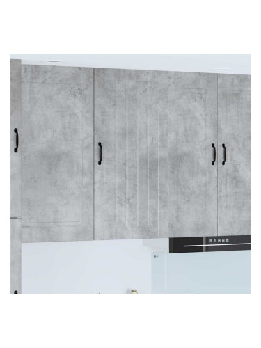 Sonata H Горен кухненски шкаф с рафт Циментено сиво 50 x 31 x 100 см