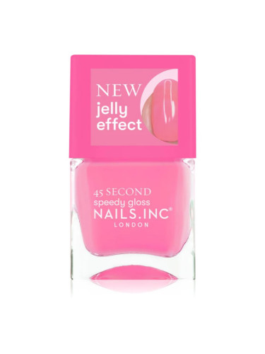 Nails Inc. 45 Second Speedy Gloss бързозасъхващ лак за нокти цвят Isabella 14 мл.