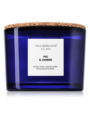 Vila Hermanos Apothecary Cobalt Blue Fig & Amber ароматна свещ 350 гр.