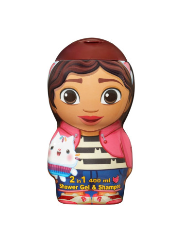 Gabby's Dollhouse 2D Kids Gentle душ гел и шампоан 2 в 1 400 мл.