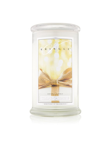 Kringle Candle Gold & Cashmere ароматна свещ 624 гр.