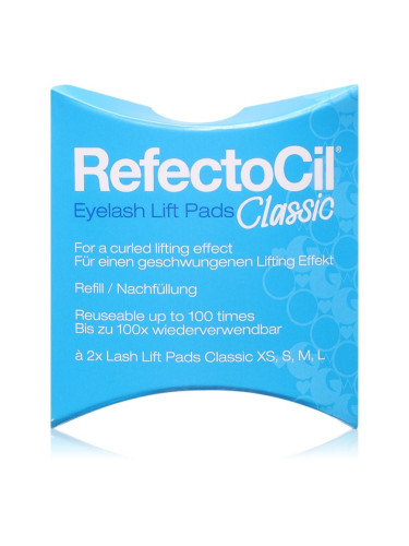 RefectoCil Eyelash Lift Pads Classic подложки за очи за многократна употреба за лифтинг и ламиниране на мигли 100 бр.