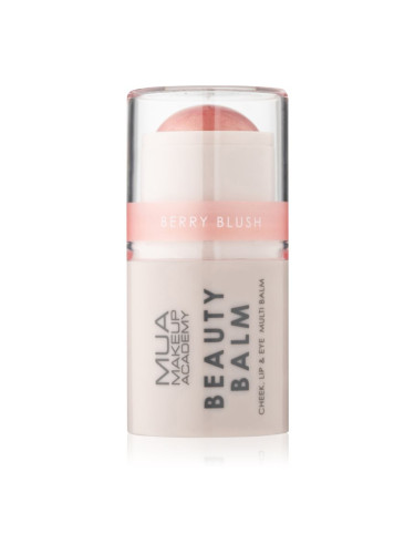 MUA Makeup Academy Beauty Balm кремообразен руж в стик цвят Berry Blush 4 гр.